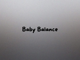 Baby Balance