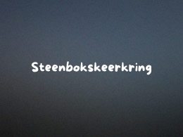 Steenbokskeerkring