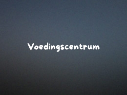 Voedingscentrum