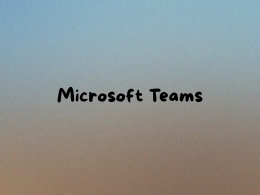 Microsoft Teams